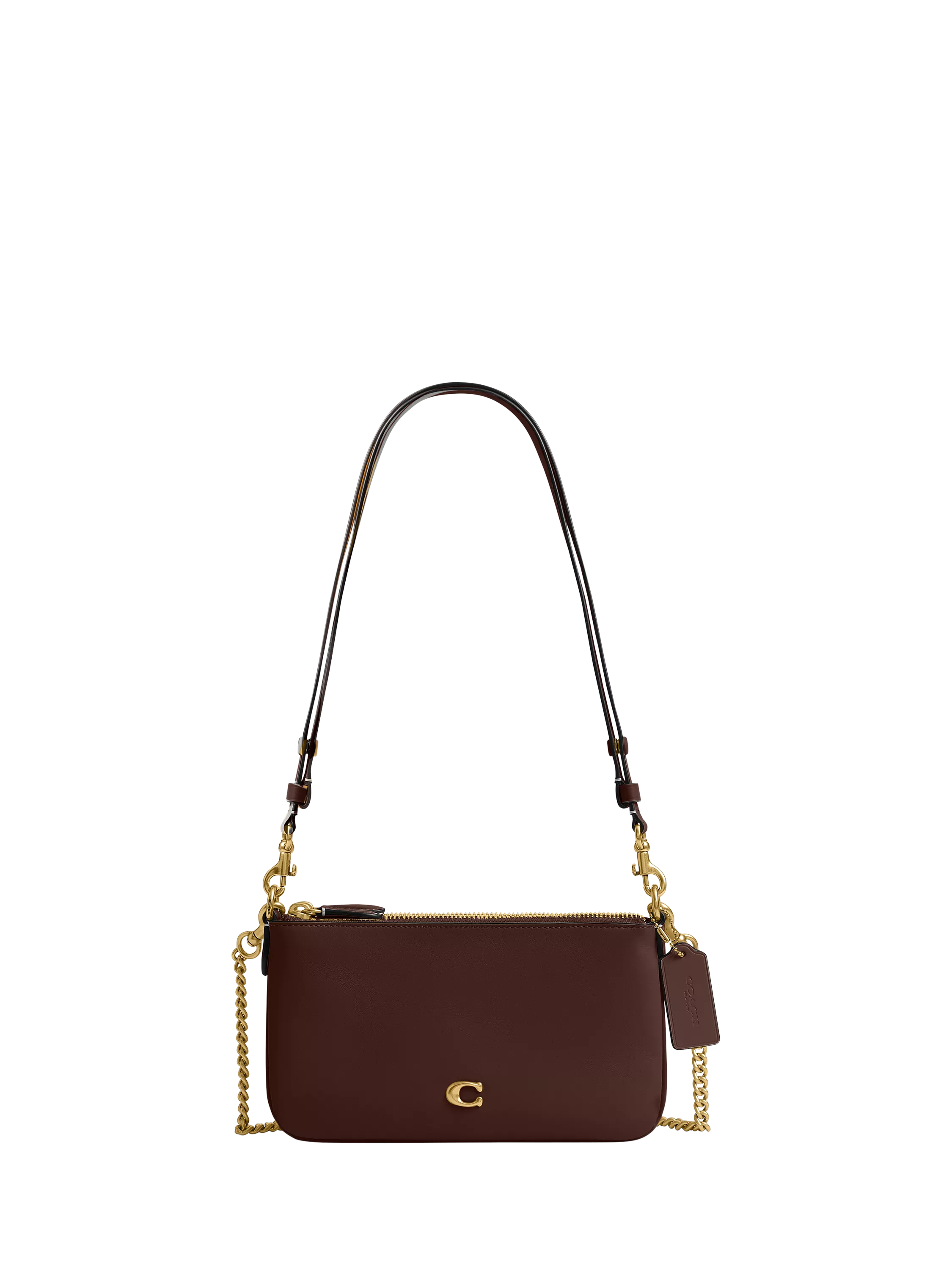 Coach Audrey Leather Cross Body Bag Black