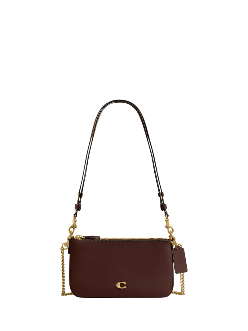 Coach Audrey Leather Cross Body Bag Black
