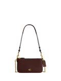 Coach Audrey Leather Cross Body Bag Black