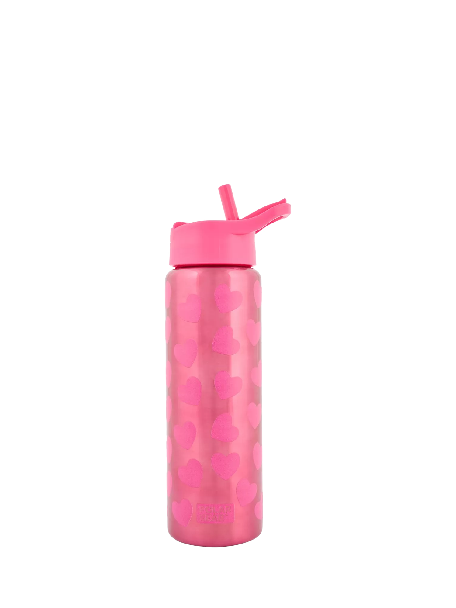 Polar Gear kids' heart drinks bottle 750ml rose, imported from the UK