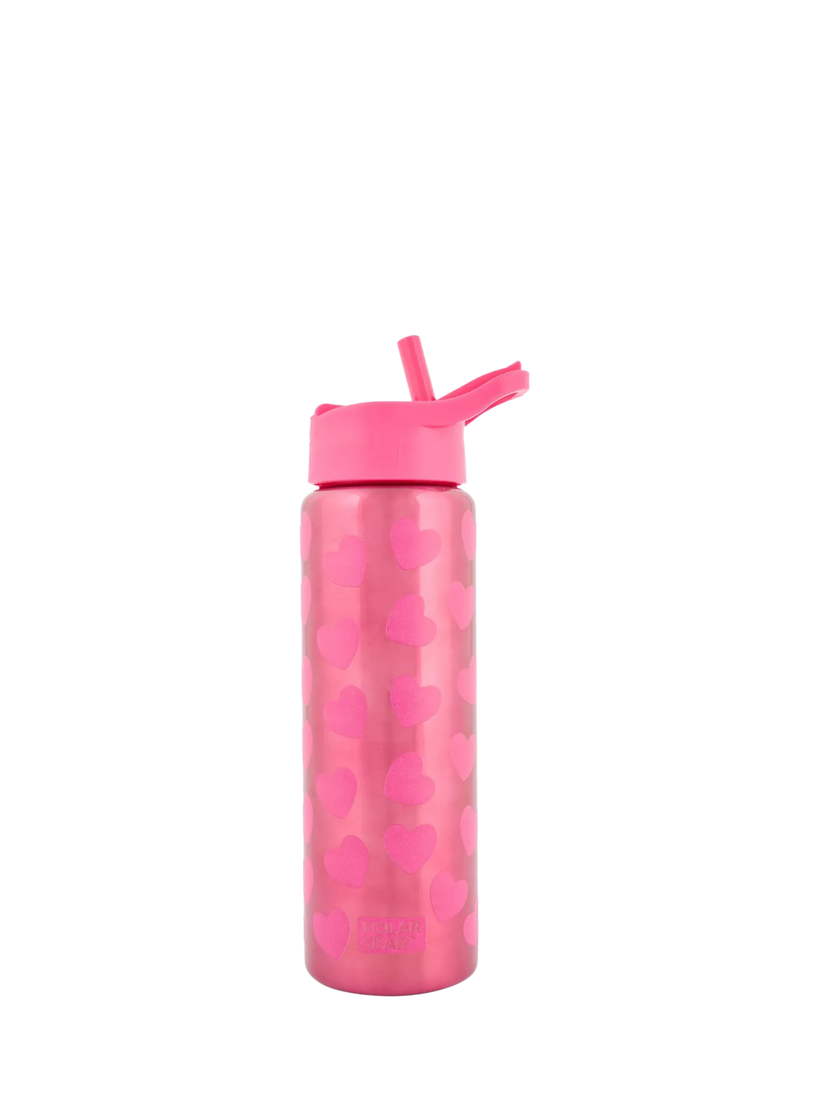 Polar Gear kids' heart drinks bottle 750ml rose, imported from the UK