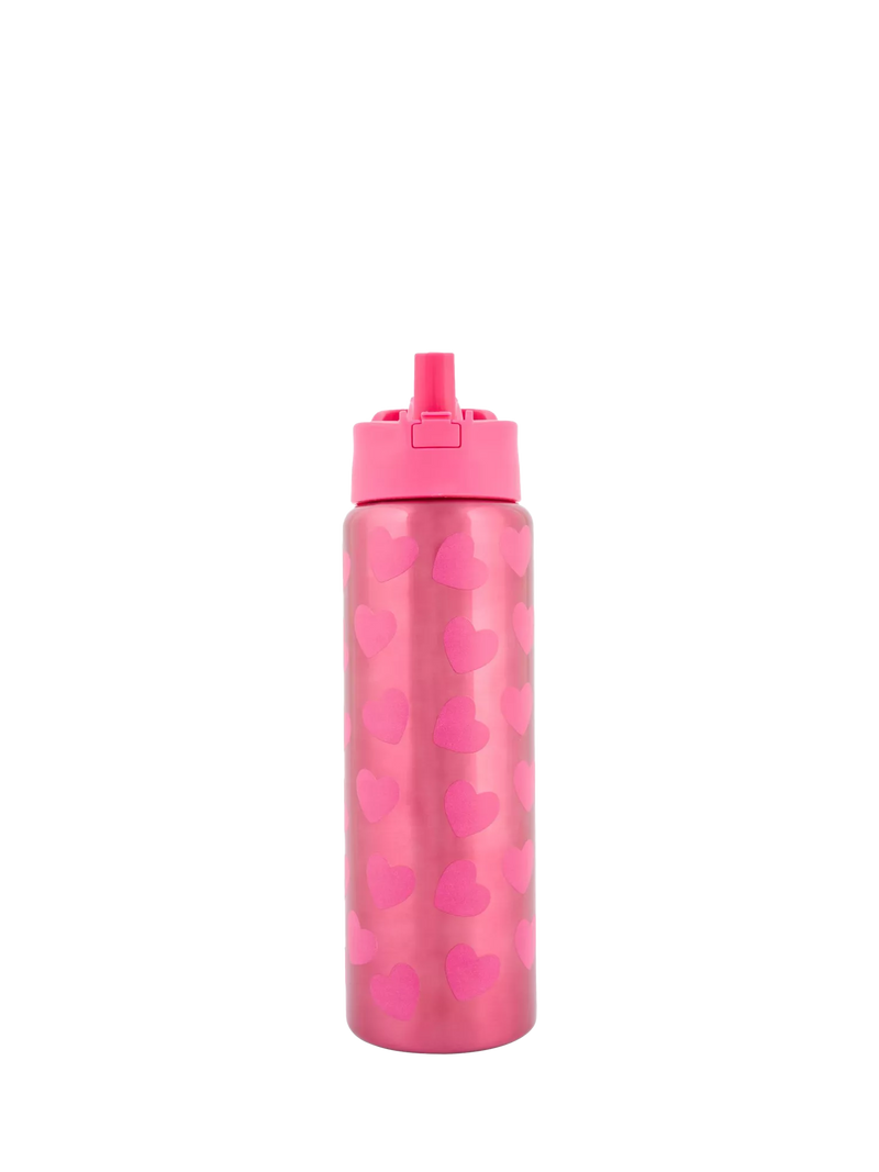 Polar Gear kids' heart drinks bottle 750ml rose, imported from the UK