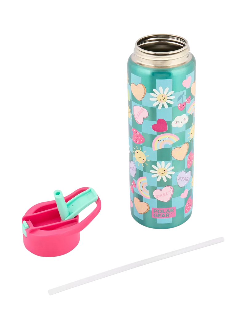 Polar Gear kids strawberry drinks bottle 750ml teal - British product