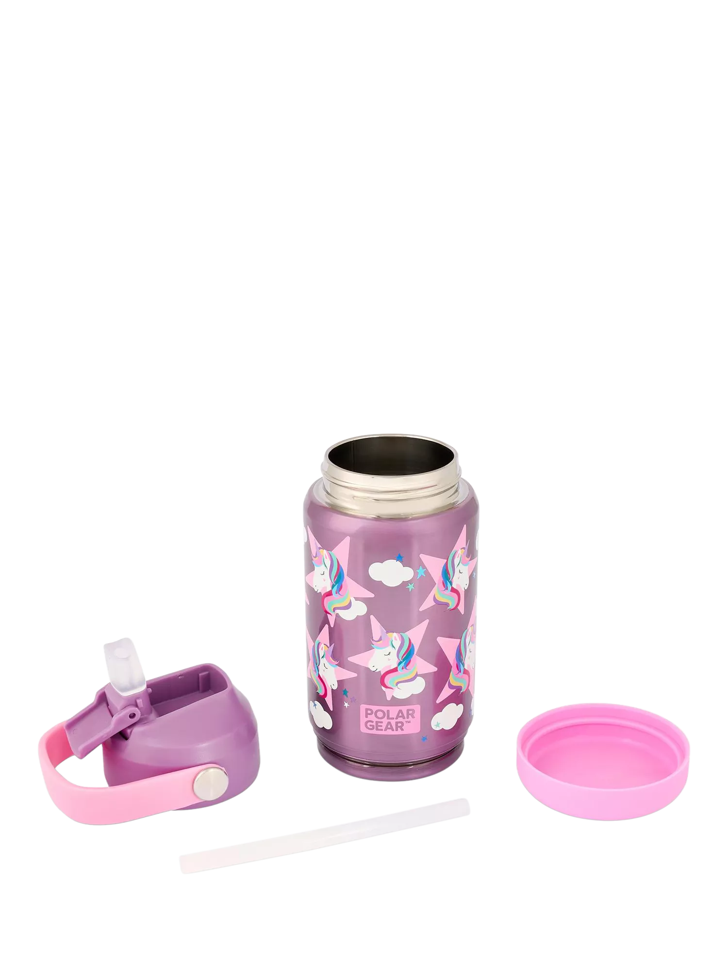 Polar Gear kids' unicorn drinks bottle 370ml, imported from the UK