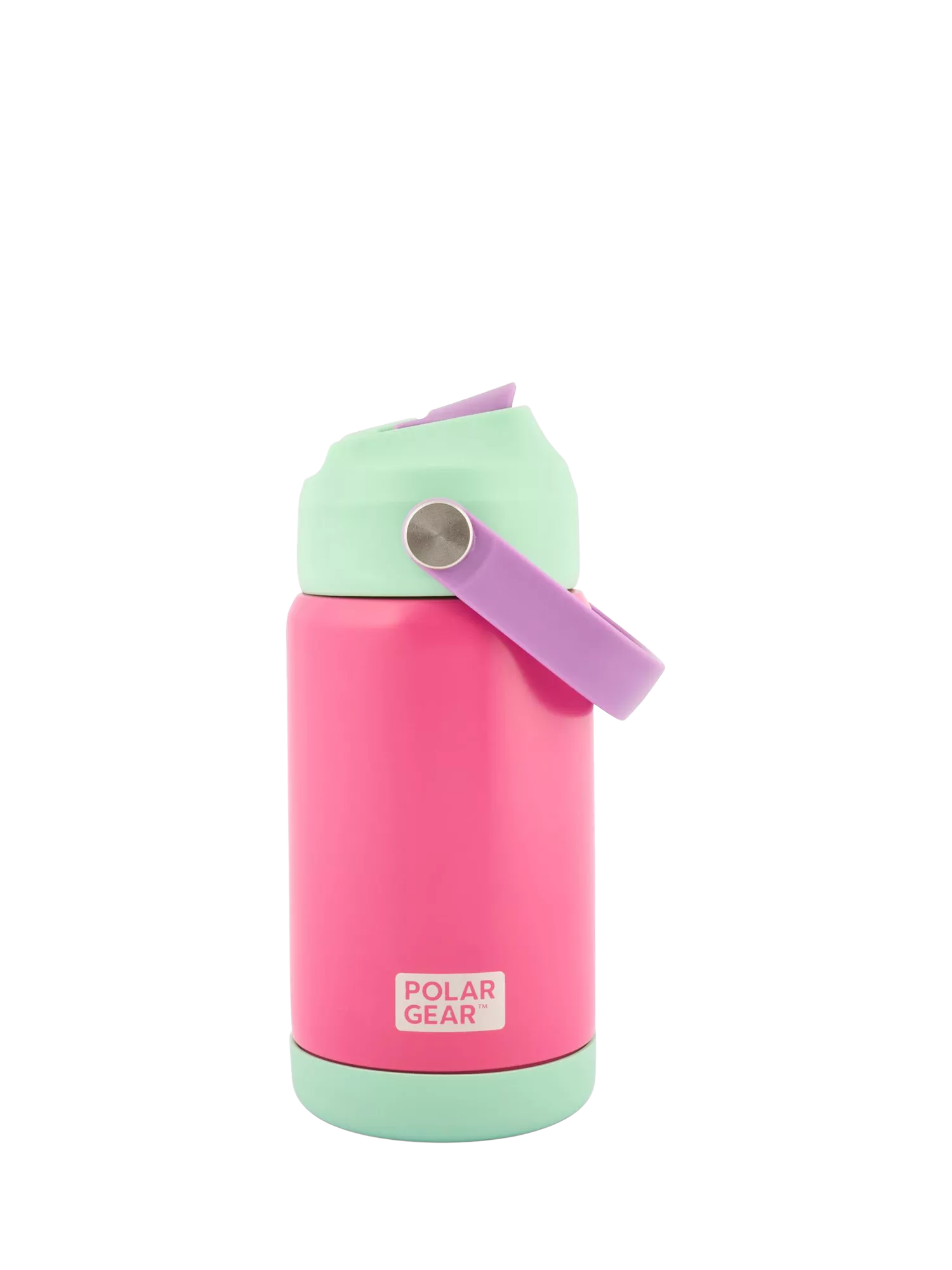 Polar Gear kids colour block drinks bottle 370ml rose (British brand)