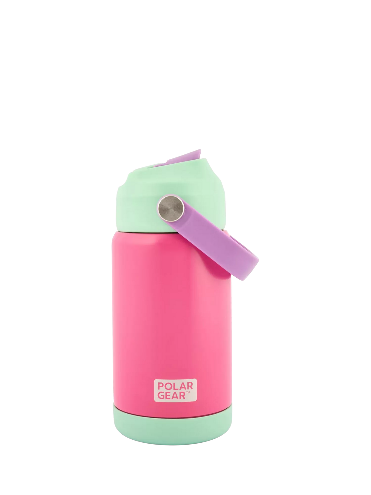 Polar Gear kids colour block drinks bottle 370ml rose (British brand)