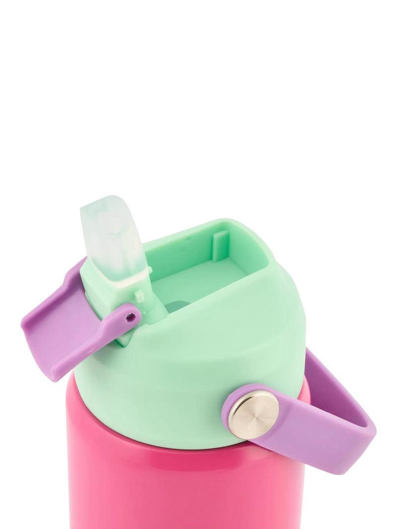 Polar Gear kids colour block drinks bottle 370ml rose (British brand)