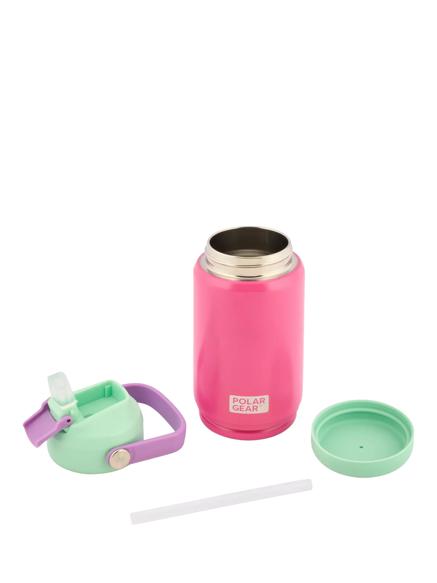 Polar Gear kids colour block drinks bottle 370ml rose (British brand)