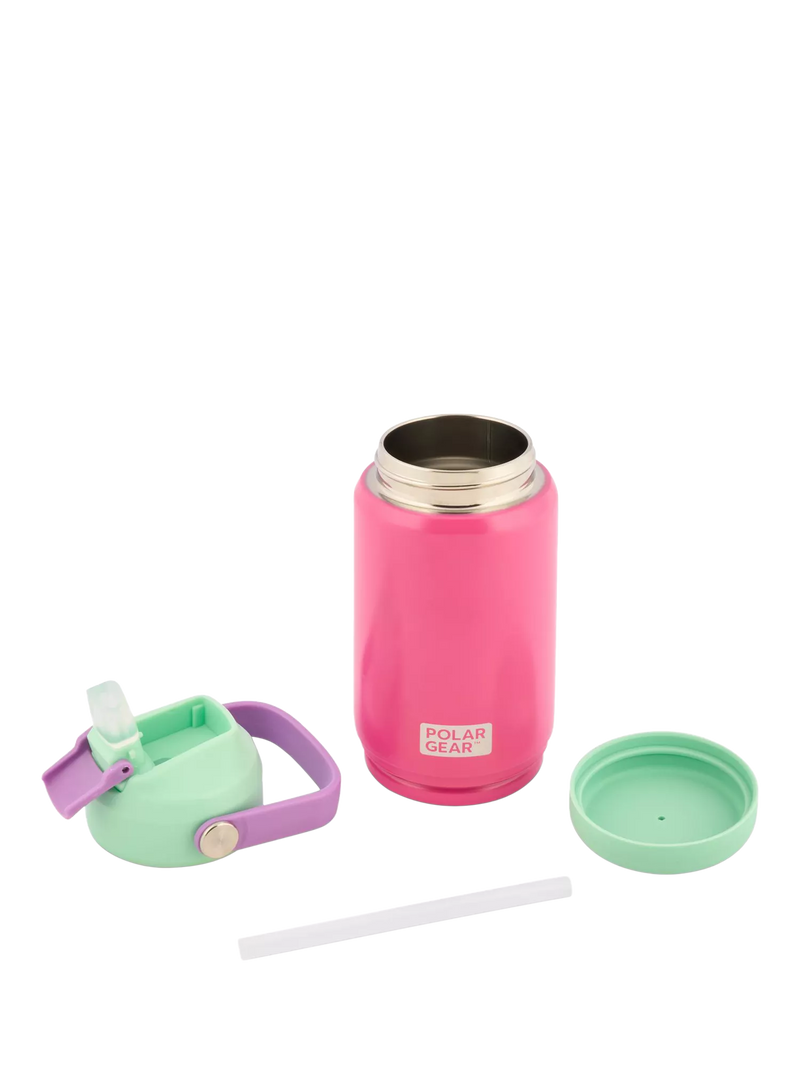 Polar Gear kids colour block drinks bottle 370ml rose (British brand)