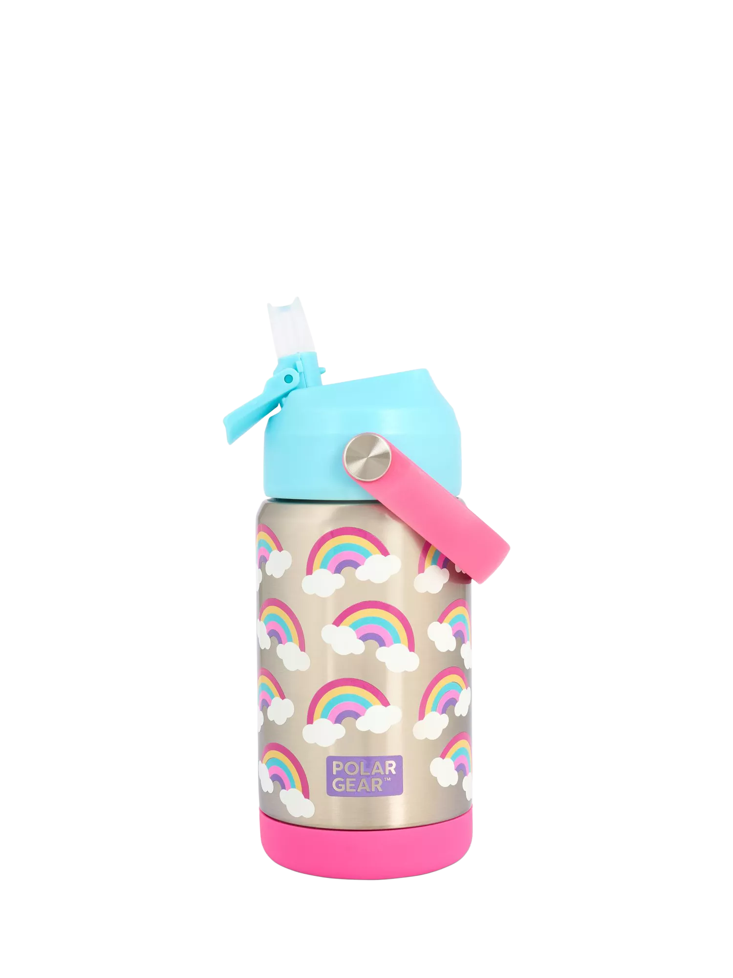 Polar Gear rainbow kids water bottle 370ml (British brand)