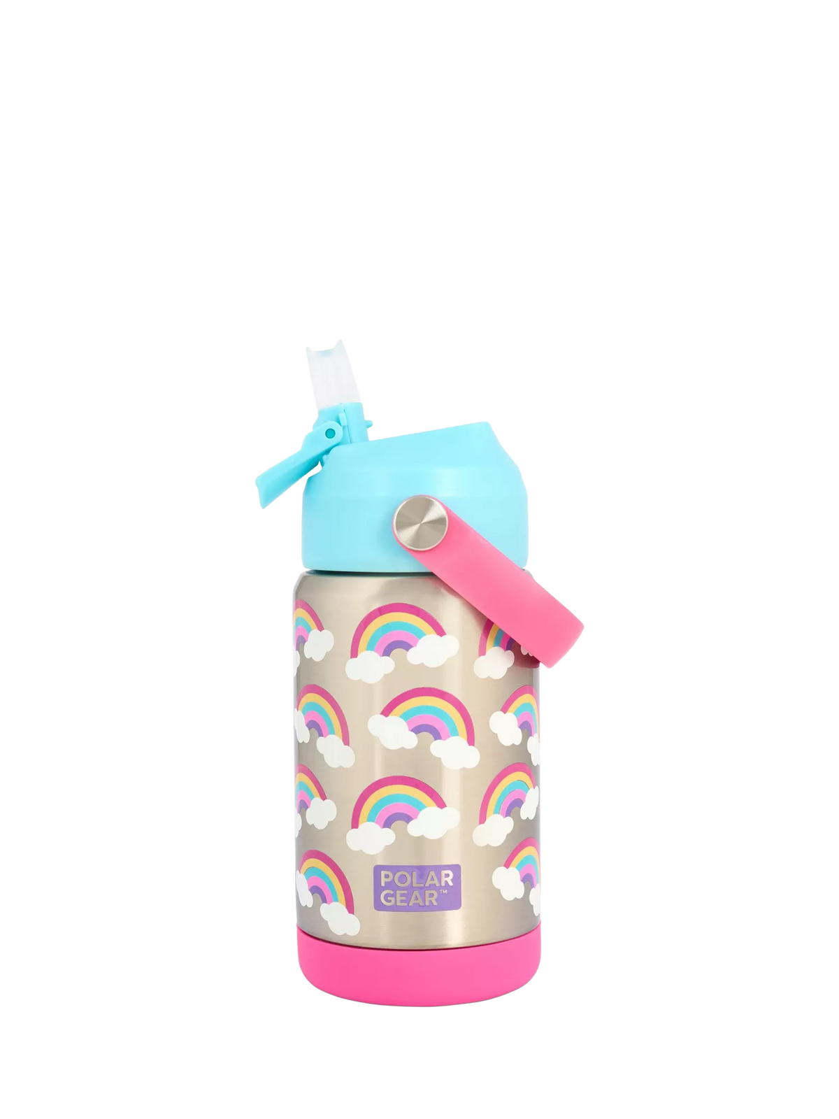 Polar Gear rainbow kids water bottle 370ml (British brand)