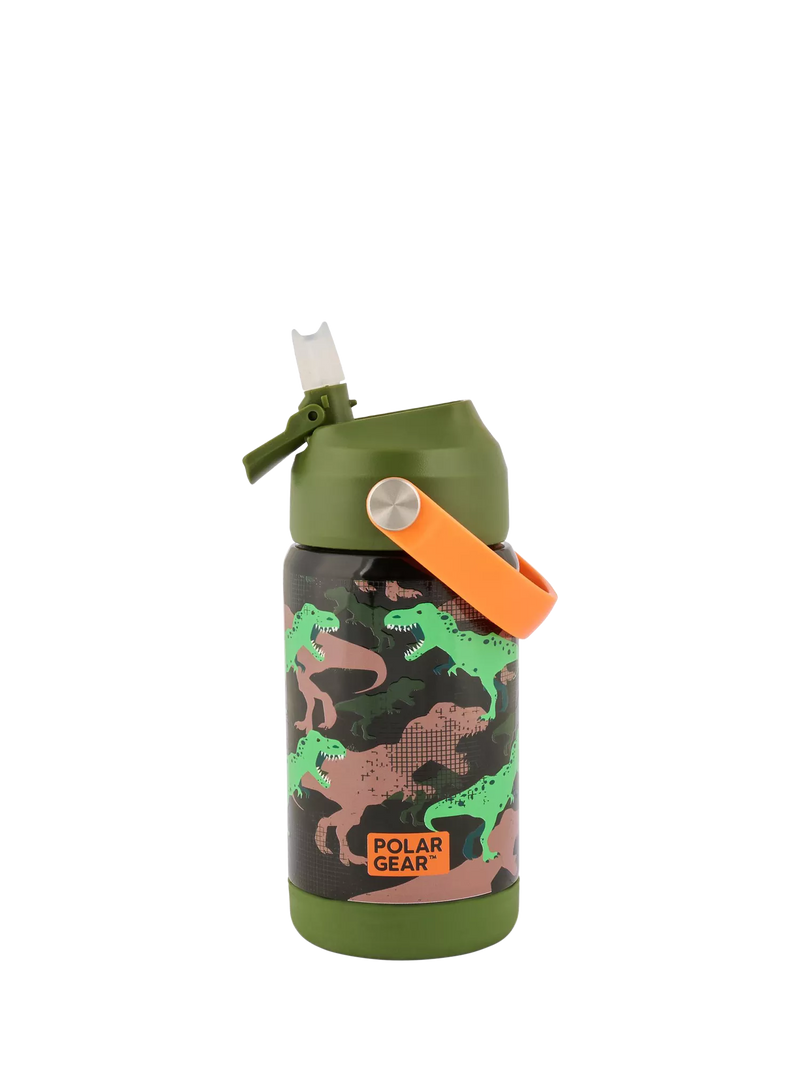 Polar Gear kids dinosaur drinks bottle 370ml, UK version