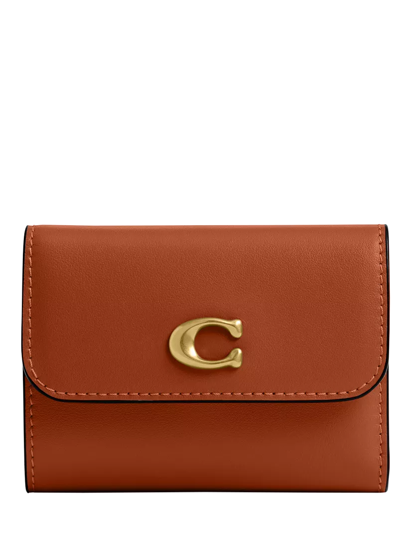 Coach Amber Brown card holder wallet compact (British brand)