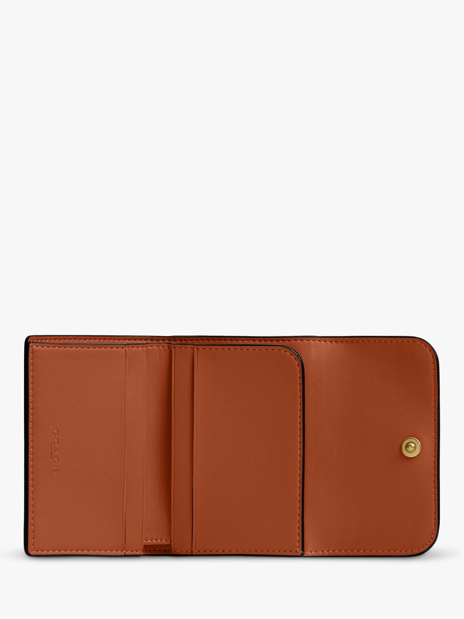 Coach Amber Brown card holder wallet compact (British brand)