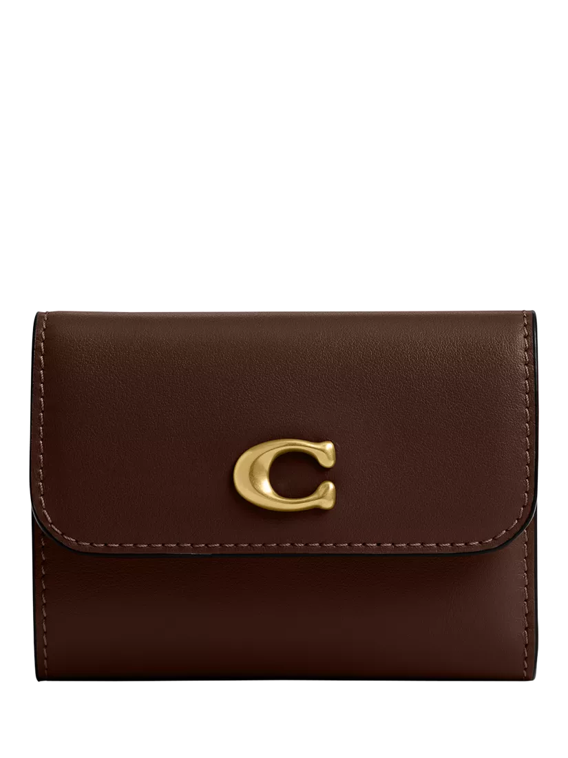 Coach leather card holder wallet Maple, imported from the UK