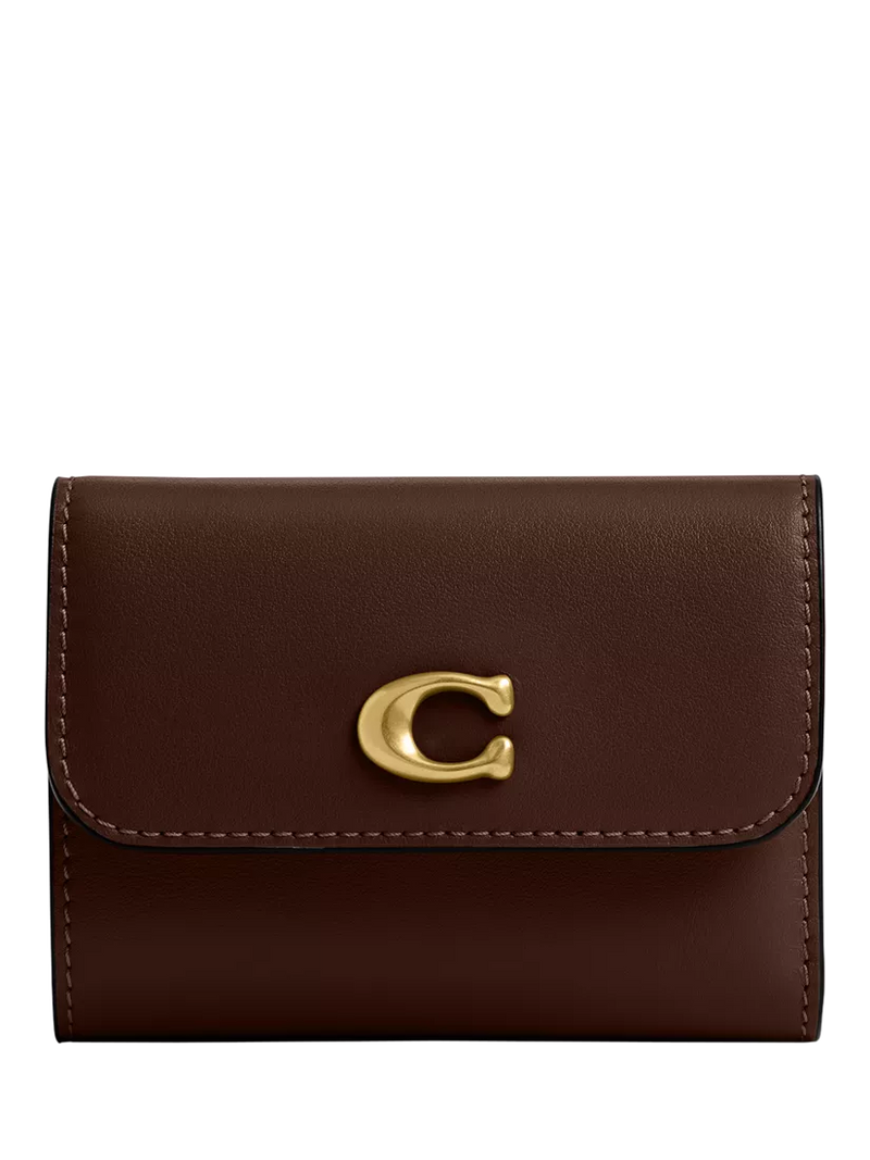 Coach leather card holder wallet Maple, imported from the UK