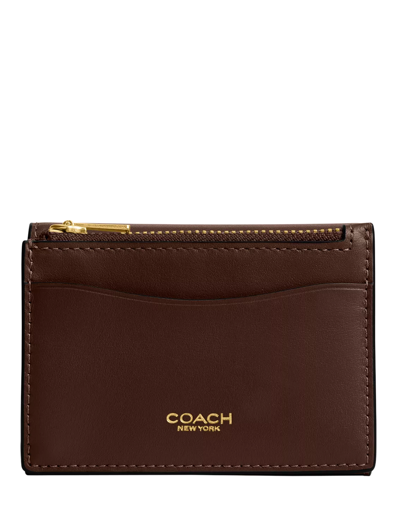 Coach leather card holder wallet Maple, imported from the UK