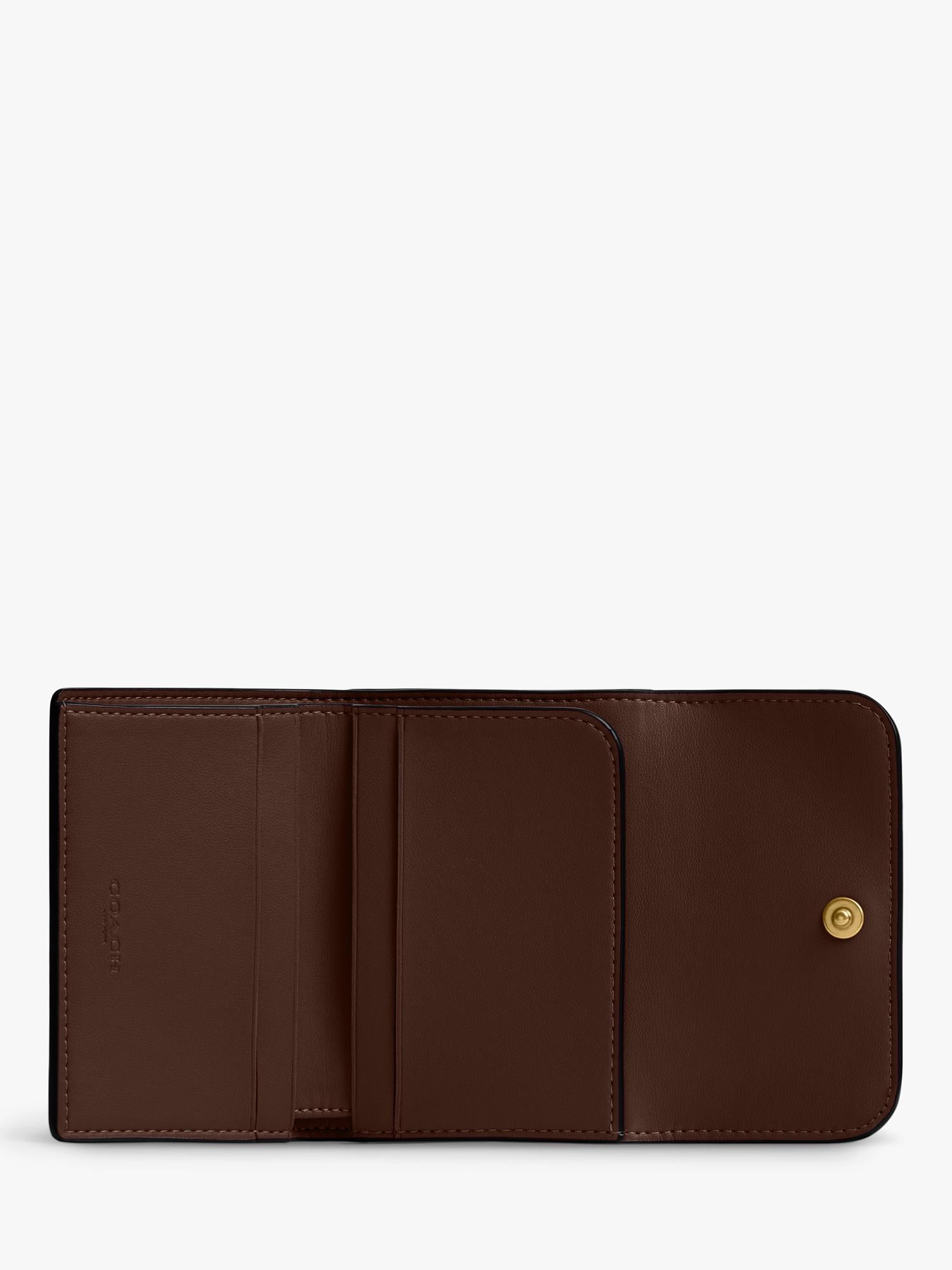 Coach leather card holder wallet Maple, imported from the UK