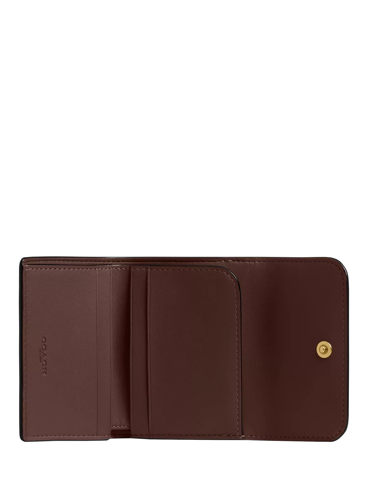 Coach leather card holder wallet in Maple, UK version