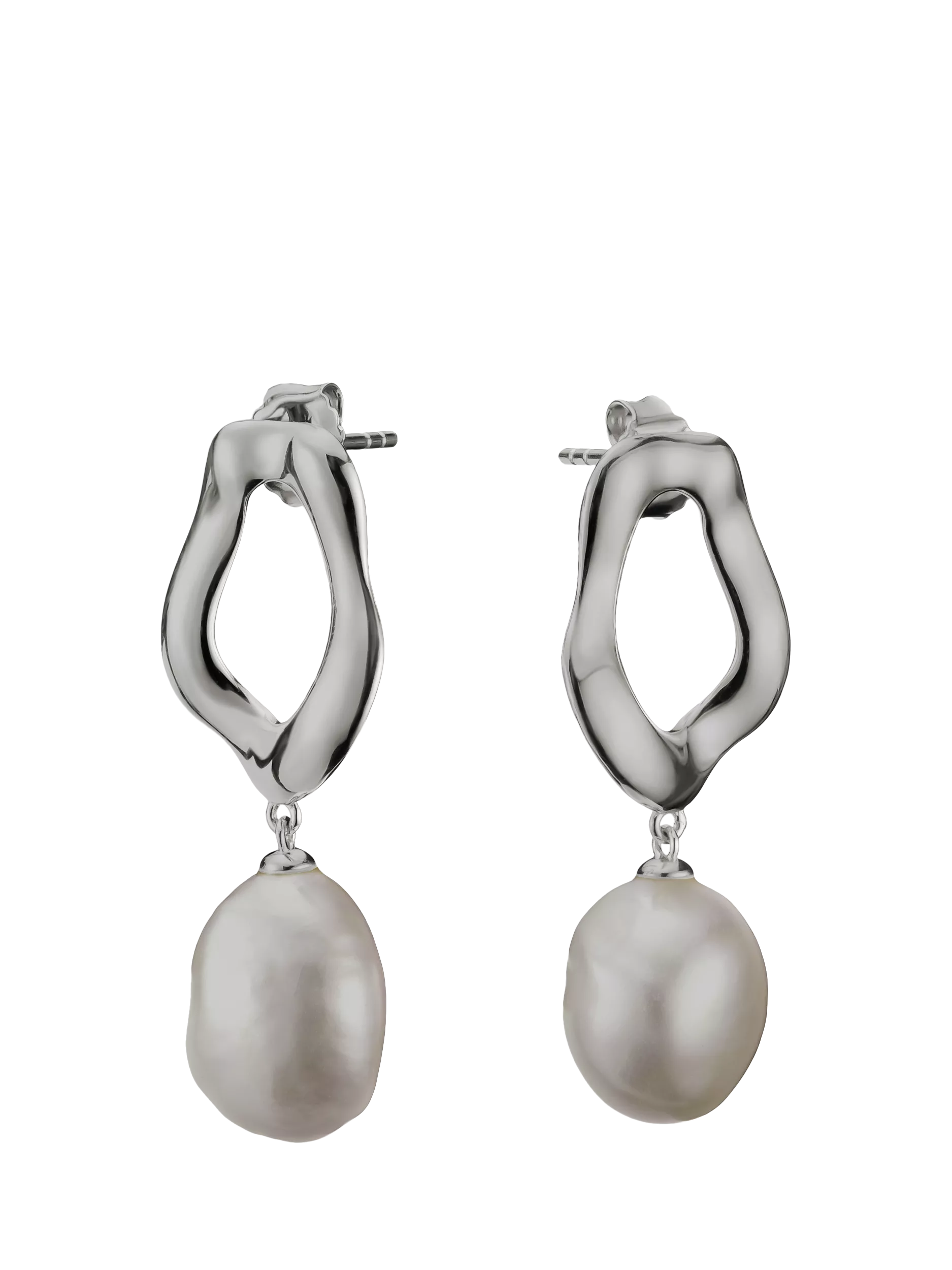 Thomas Sabo freshwater pearl drop earrings 14x35mm - British product