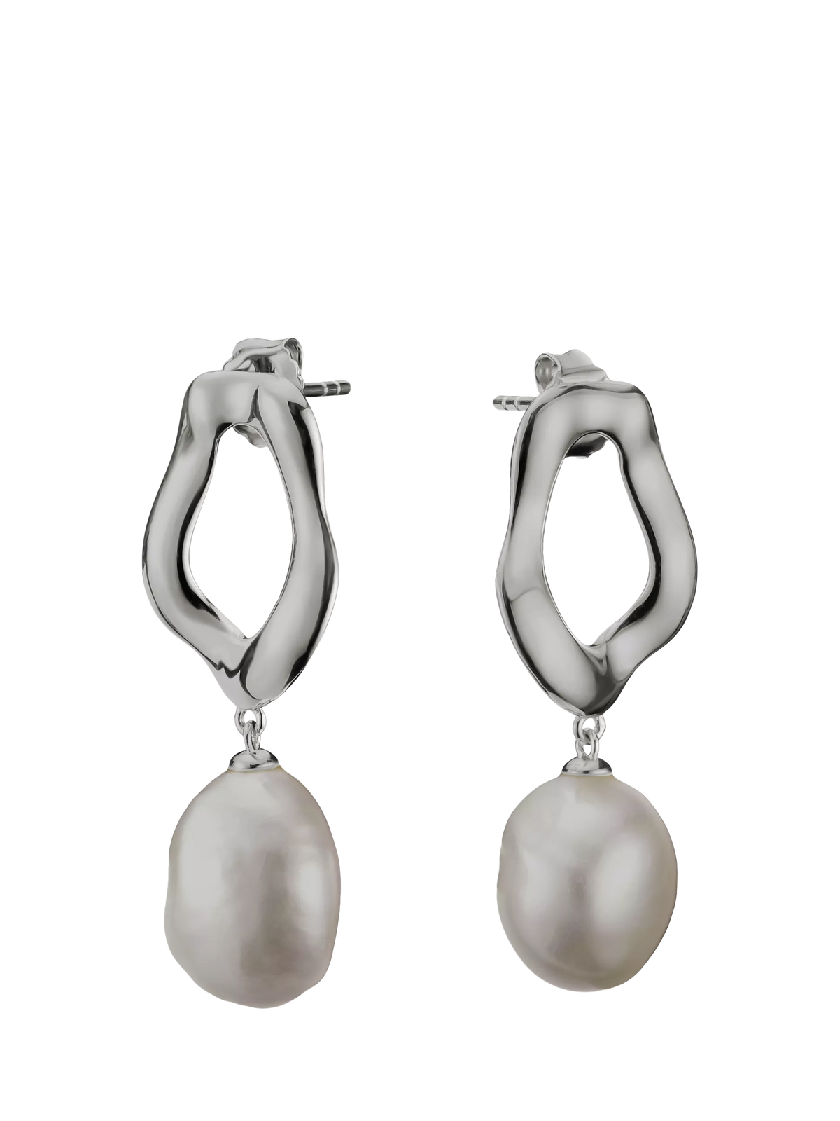 Thomas Sabo freshwater pearl drop earrings 14x35mm - British product