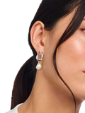 Thomas Sabo freshwater pearl drop earrings 14x35mm - British product