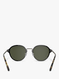 Giorgio Armani oval sunglasses black green British brand