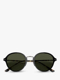 Giorgio Armani oval sunglasses black green British brand