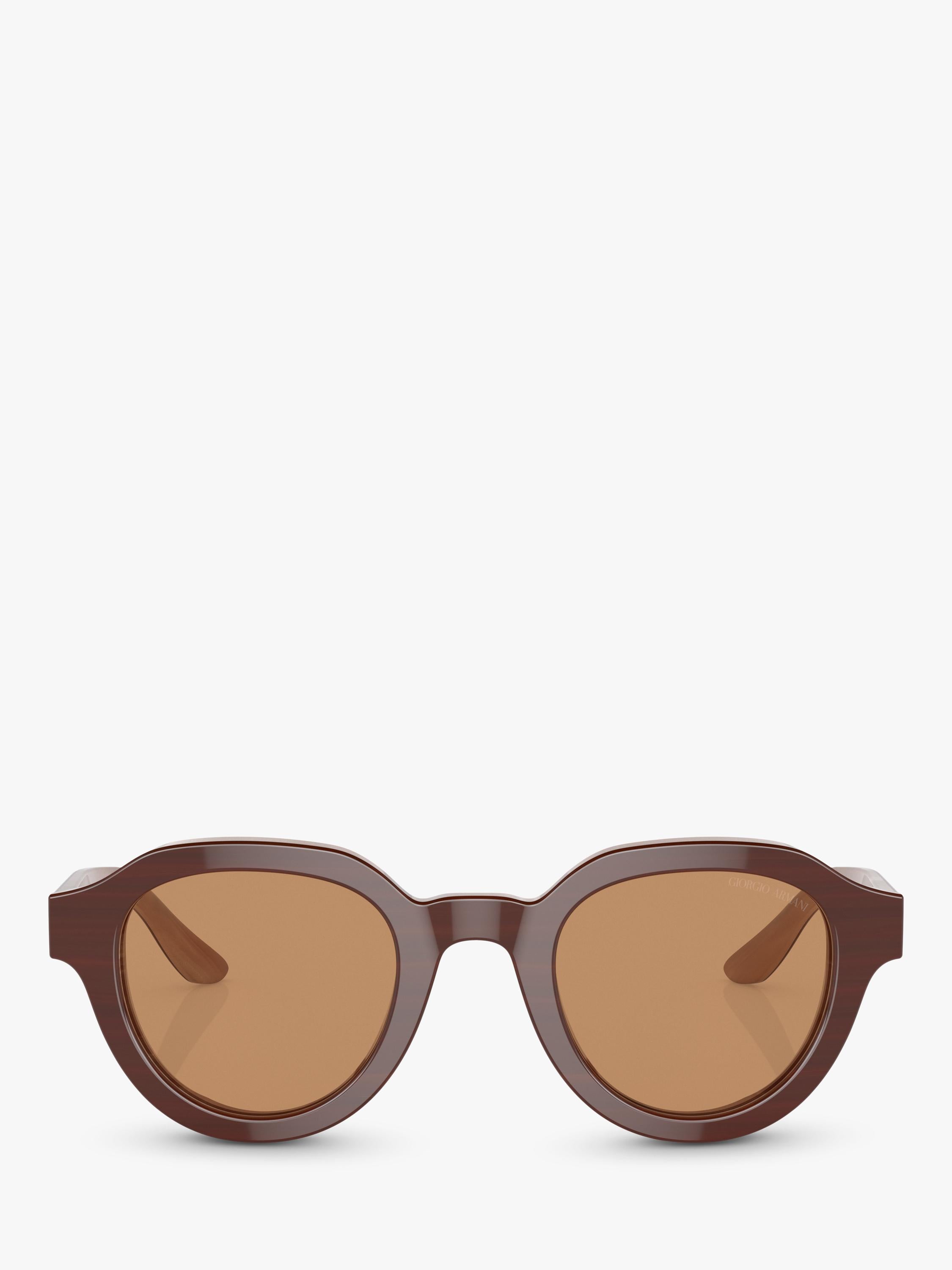 Giorgio Armani oval sunglasses marble brown 46mm - British product