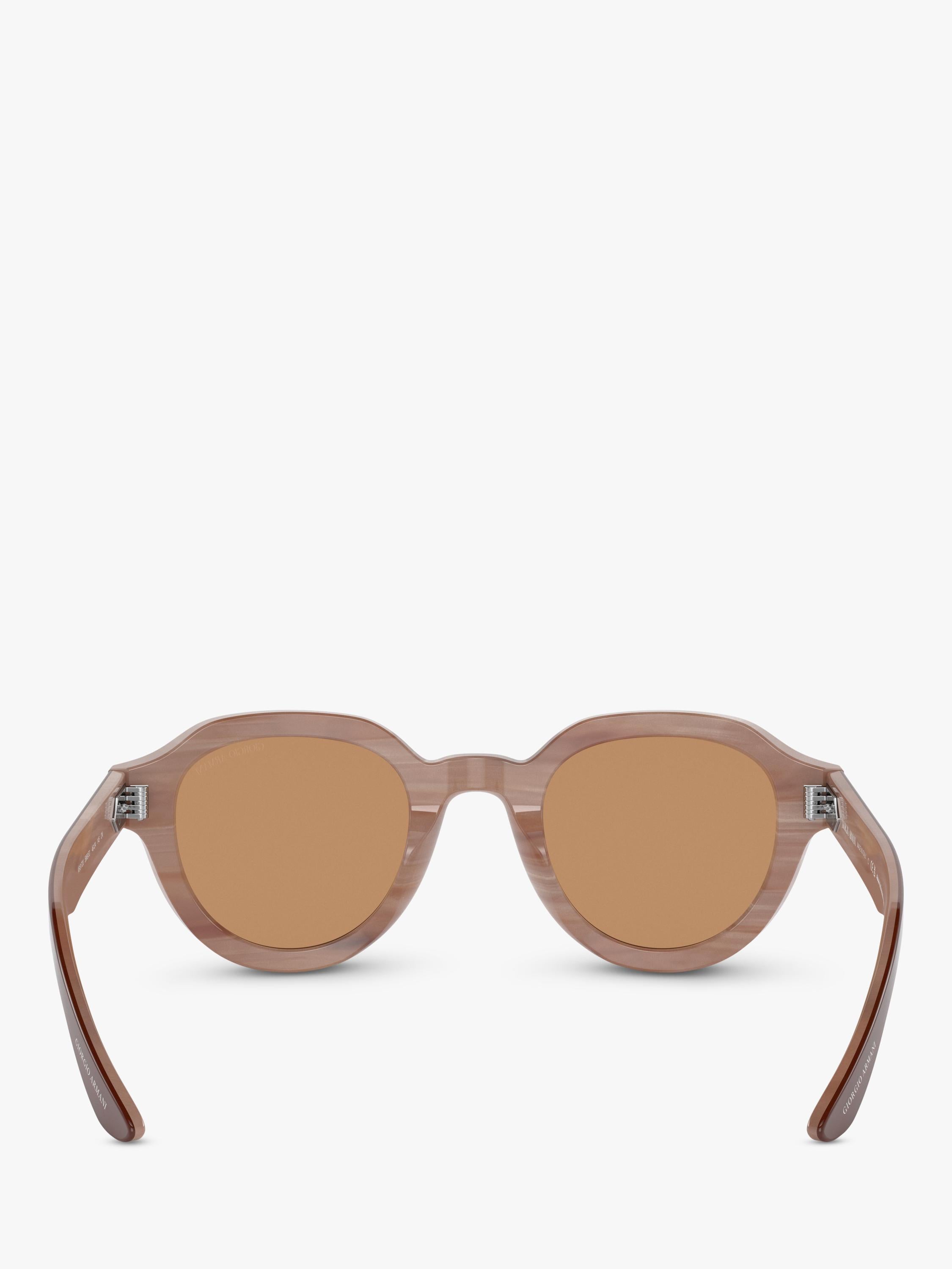 Giorgio Armani oval sunglasses marble brown 46mm - British product