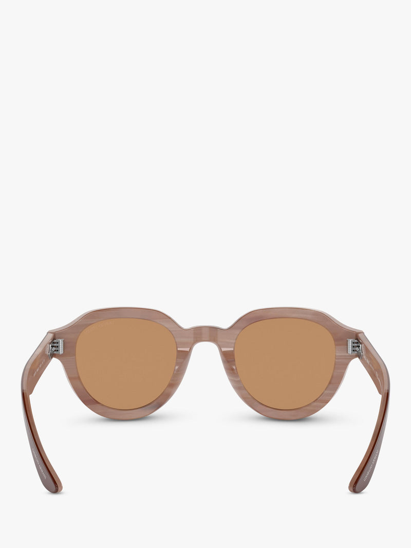 Giorgio Armani oval sunglasses marble brown 46mm - British product