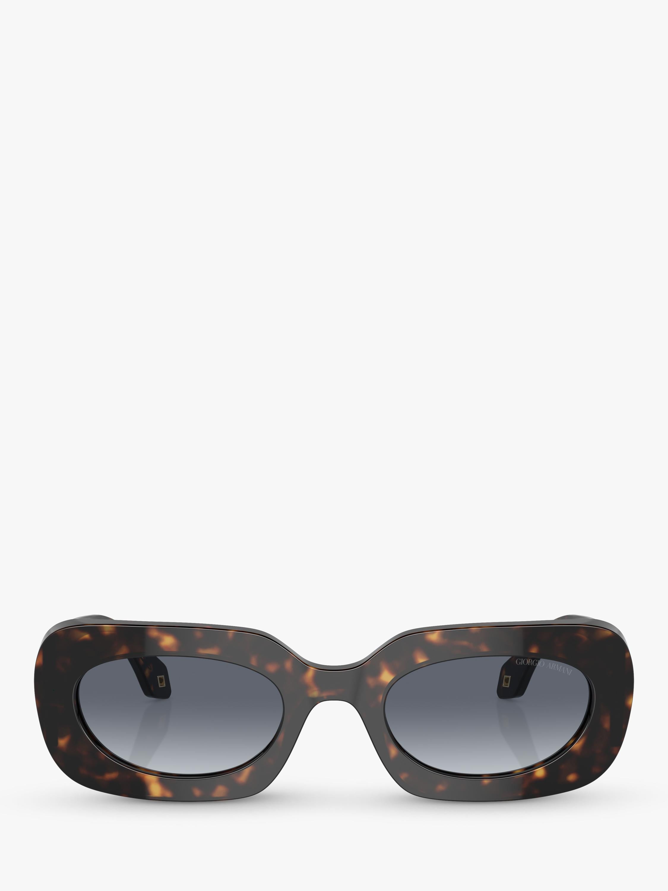 Giorgio Armani rectangular sunglasses 52mm Havana Blue (British brand)