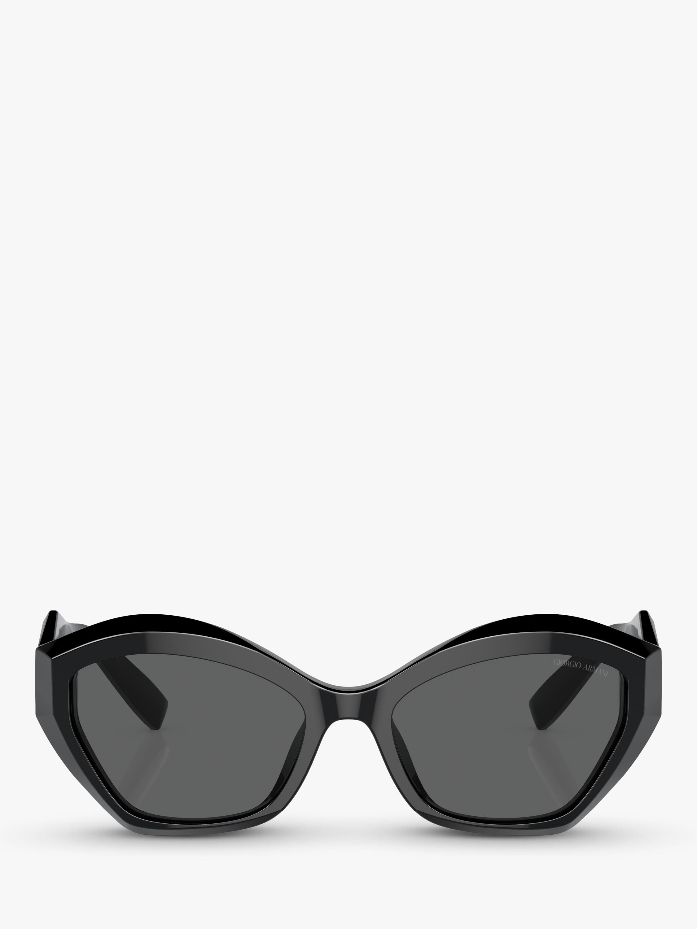 Giorgio Armani butterfly sunglasses black acetate 54mm, imported from the UK