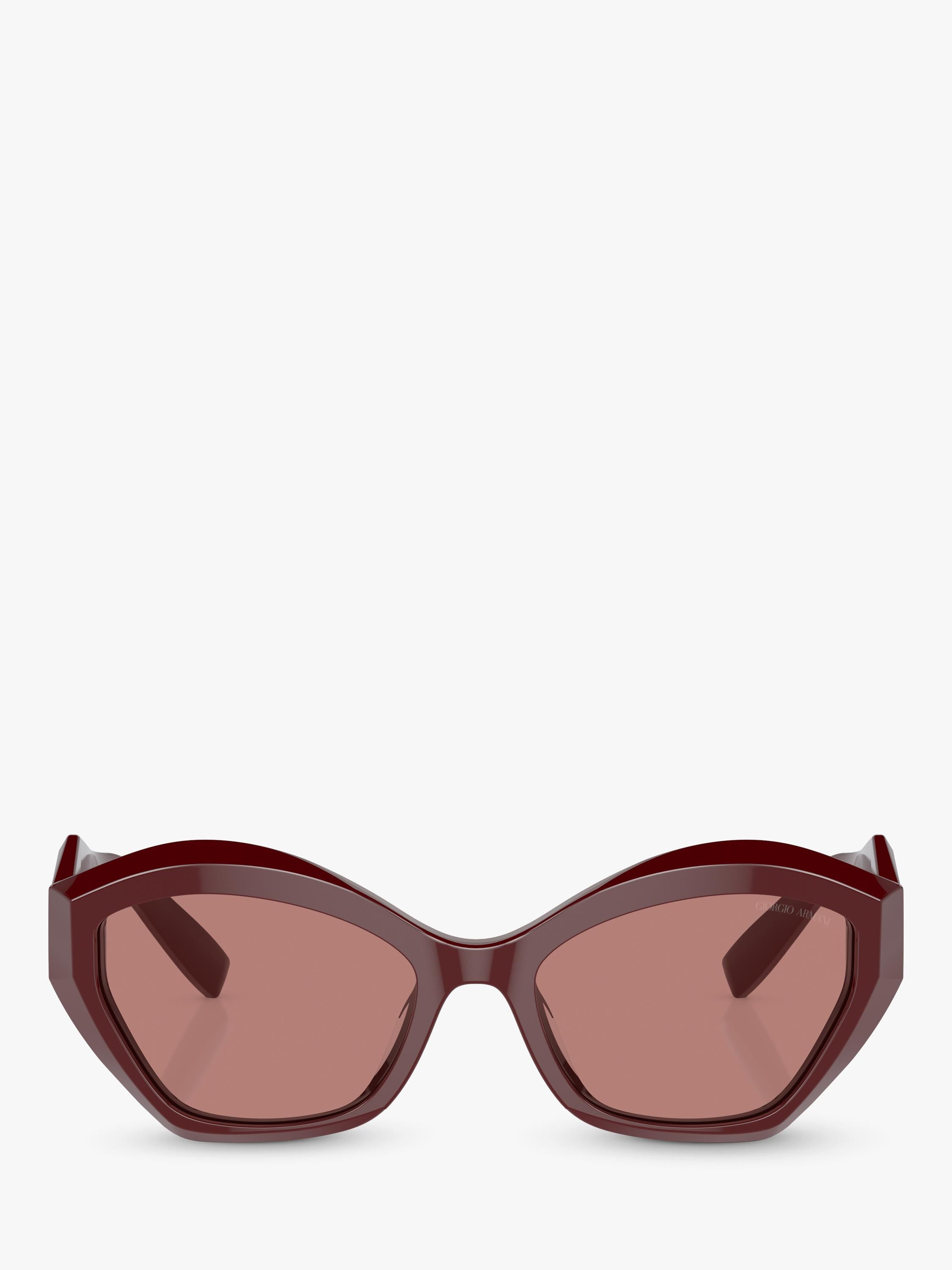 Giorgio Armani butterfly sunglasses red acetate 54mm, UK version