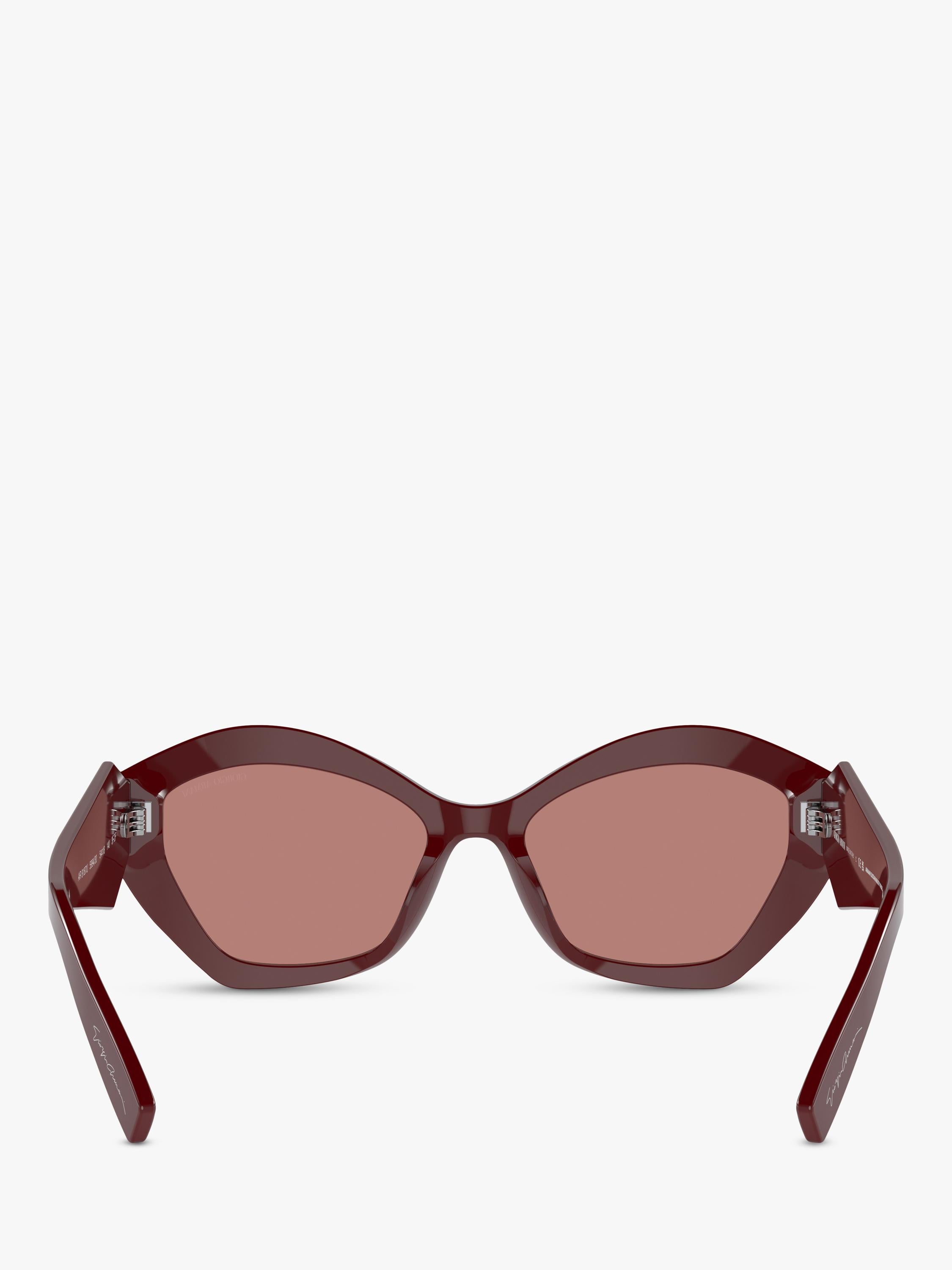 Giorgio Armani butterfly sunglasses red acetate 54mm, UK version