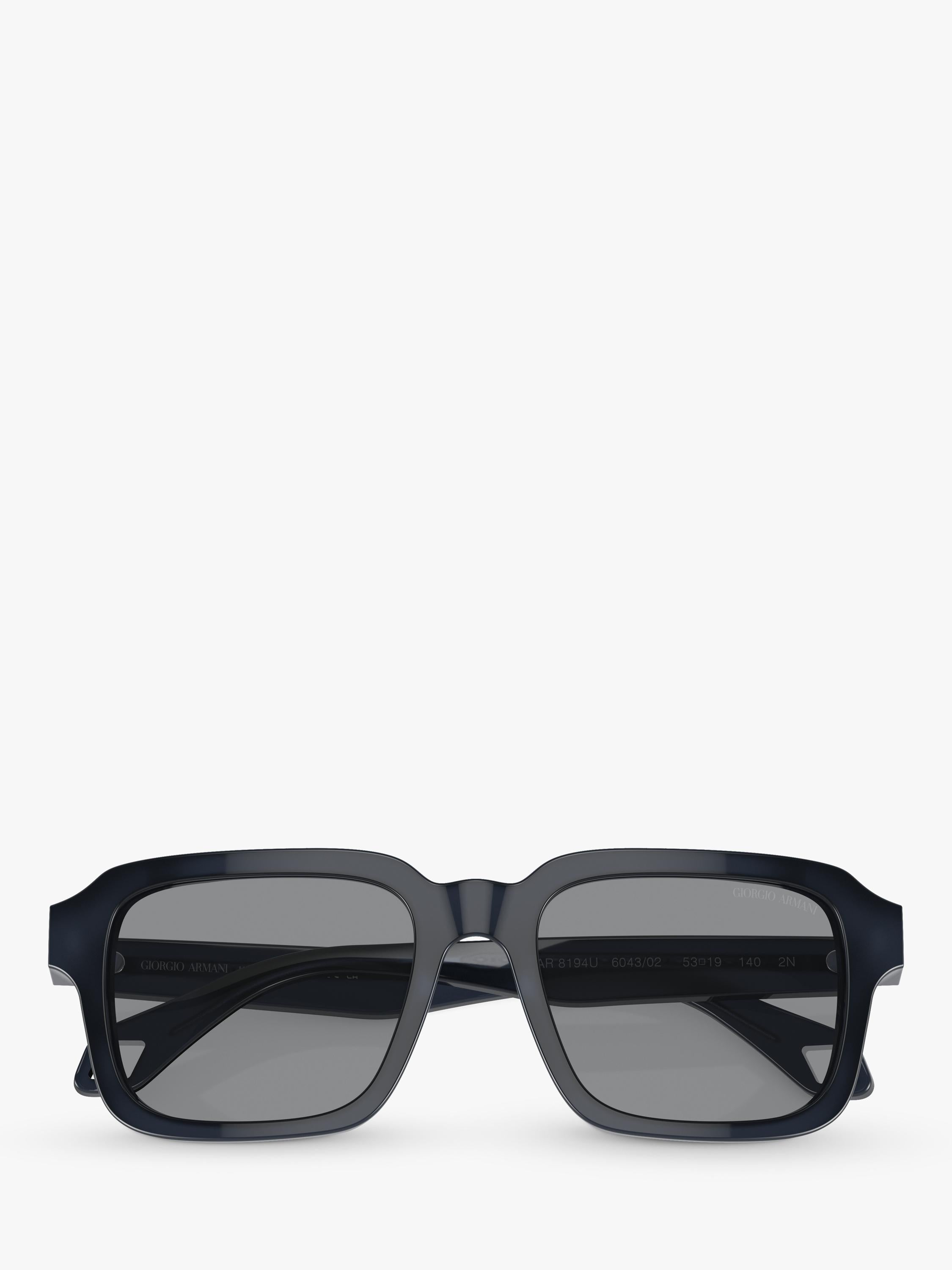 Giorgio Armani square blue acetate sunglasses, UK version