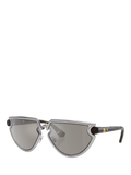 Burberry BE3152 Women's Irregular Sunglasses, Silver/Grey