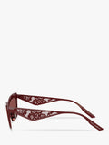 Dolce & Gabbana cat eye sunglasses red metal frame - British product