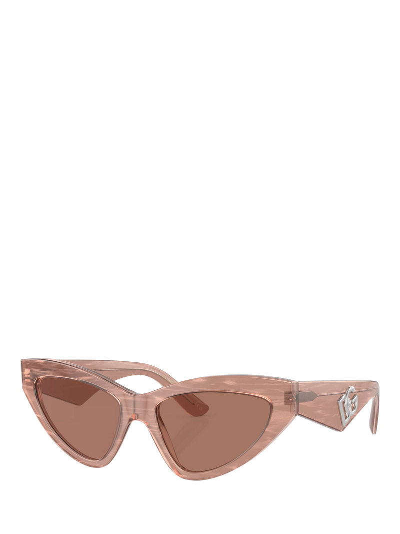 Dolce Gabbana cat eye sunglasses caramel brown (British brand)