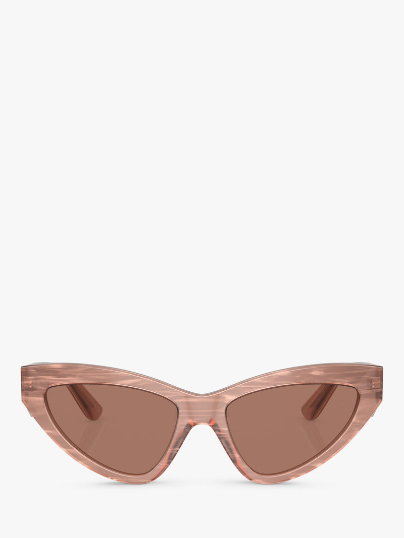 Dolce Gabbana cat eye sunglasses caramel brown (British brand)