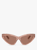 Dolce Gabbana cat eye sunglasses caramel brown (British brand)