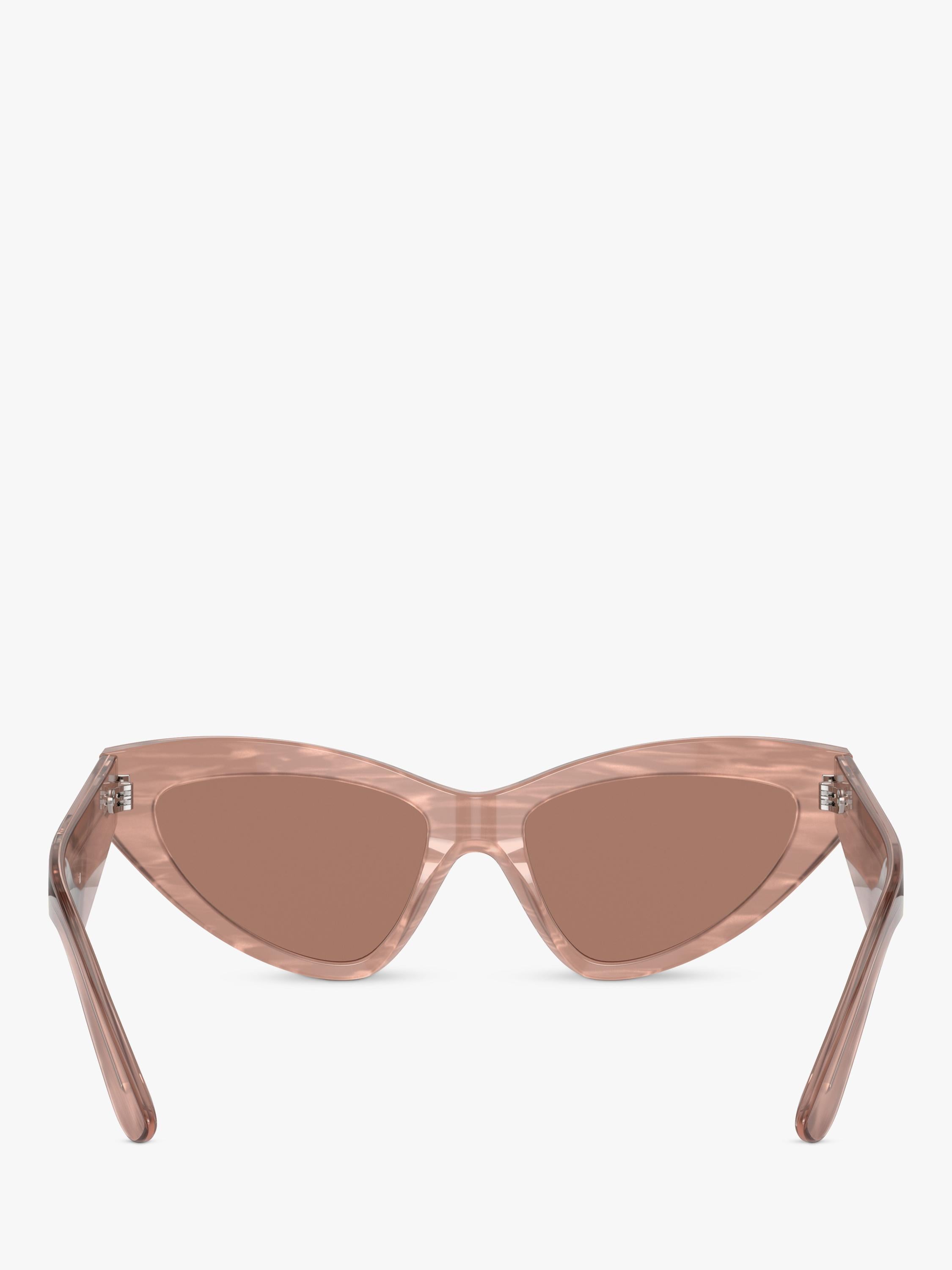 Dolce Gabbana cat eye sunglasses caramel brown (British brand)
