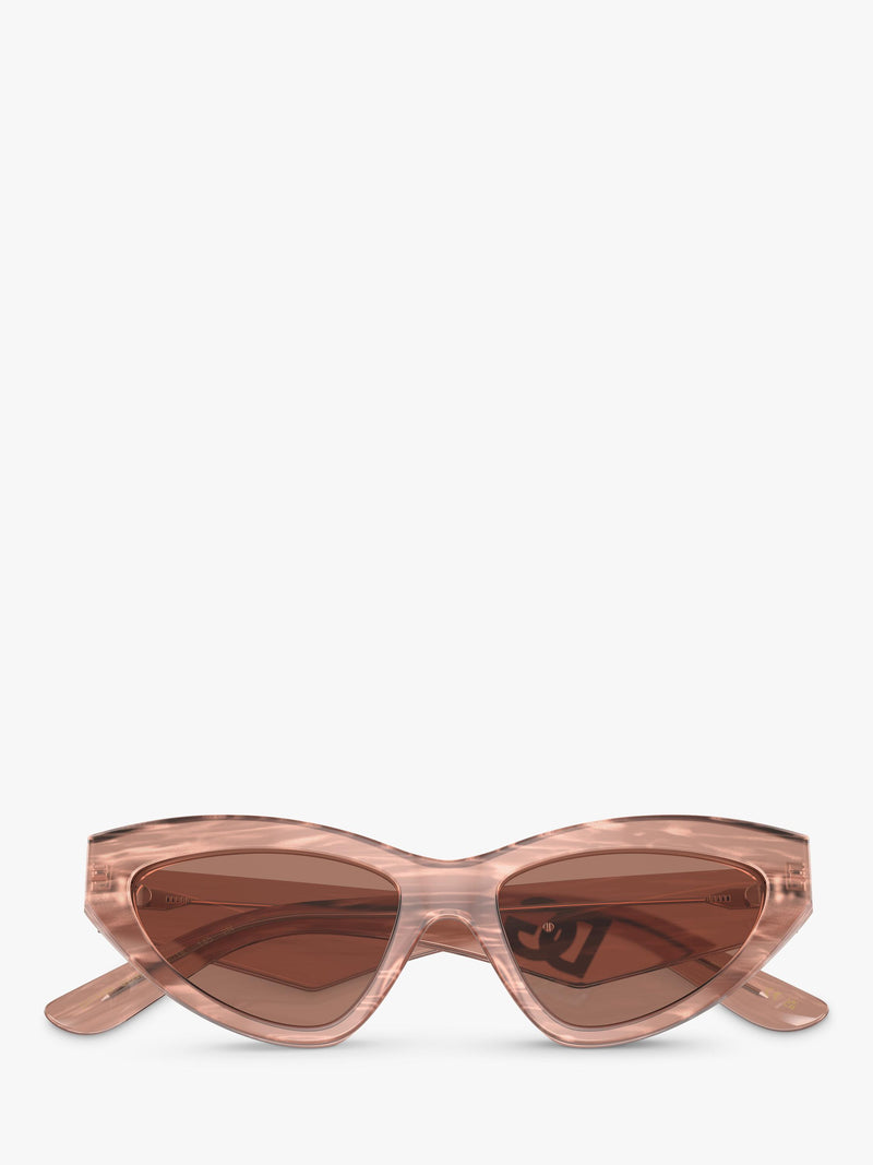 Dolce Gabbana cat eye sunglasses caramel brown (British brand)