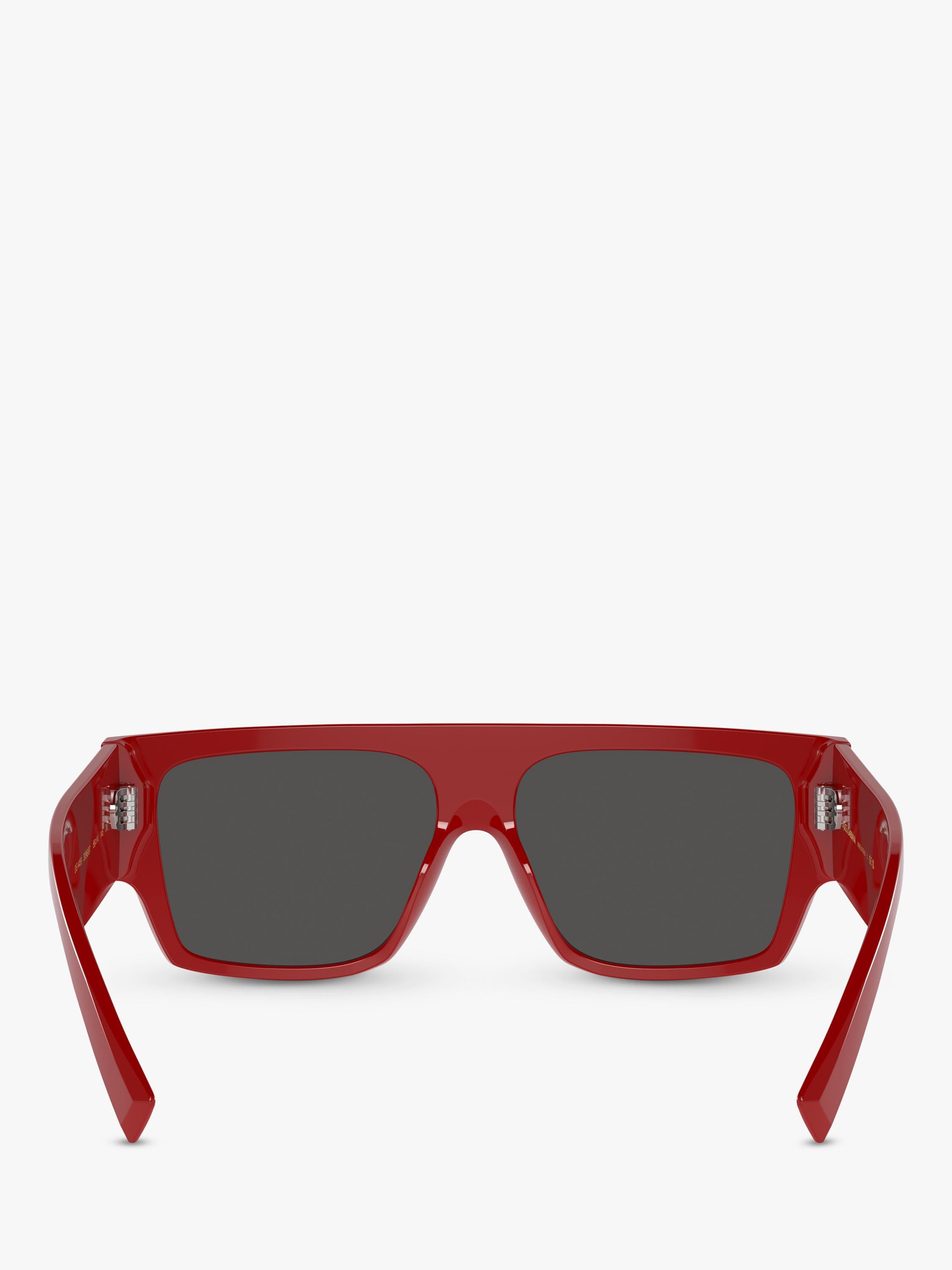 Dolce & Gabbana square sunglasses red grey (British brand)