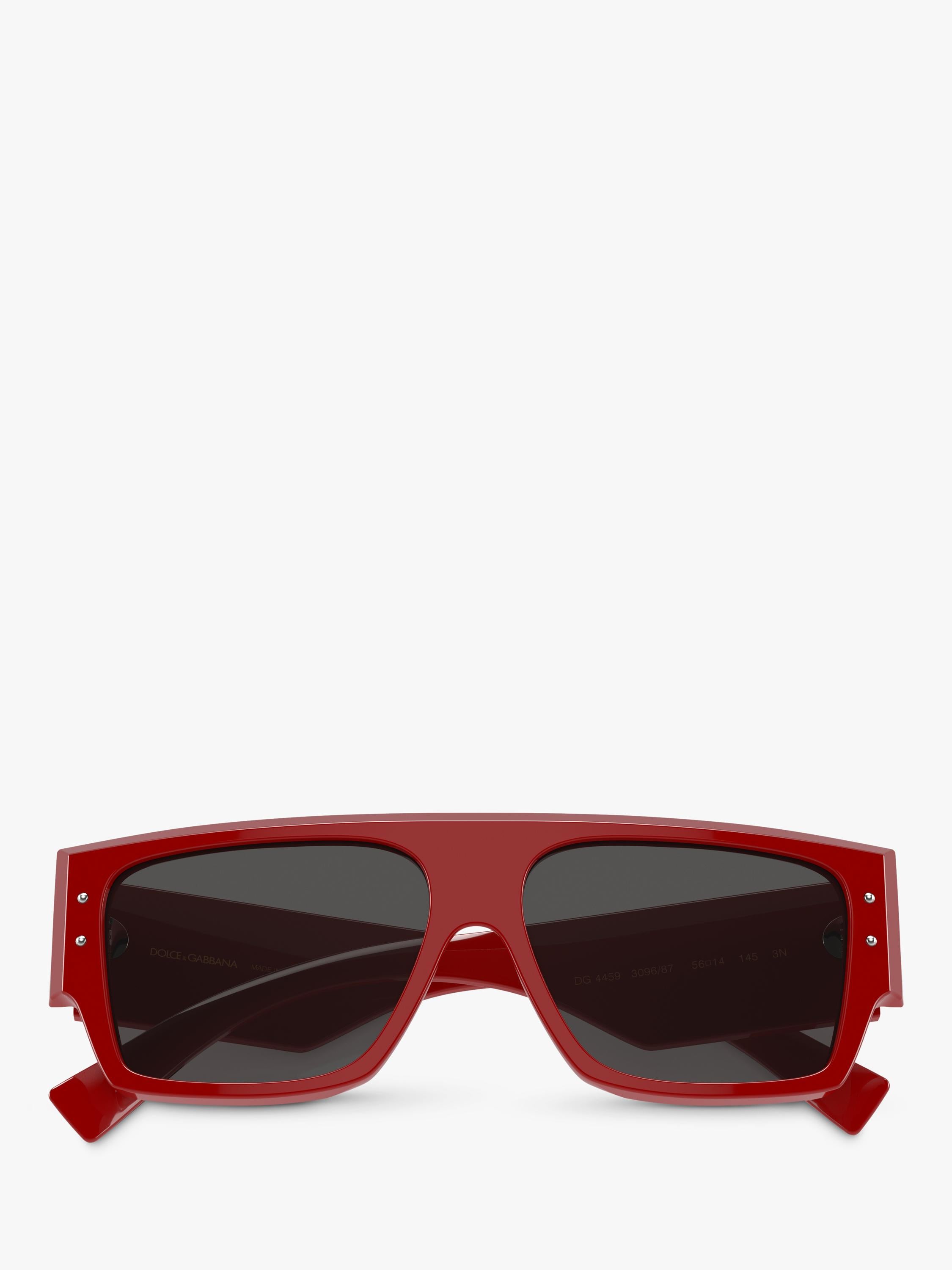 Dolce & Gabbana square sunglasses red grey (British brand)
