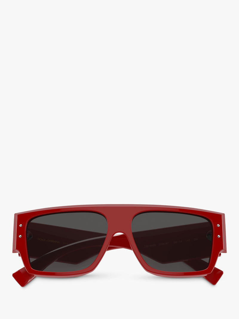 Dolce & Gabbana square sunglasses red grey (British brand)