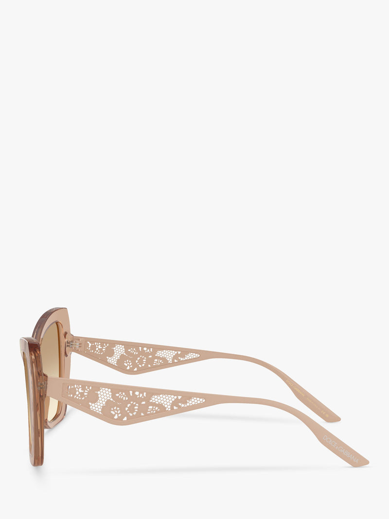 Dolce & Gabbana cat eye gradient sunglasses, imported from the UK