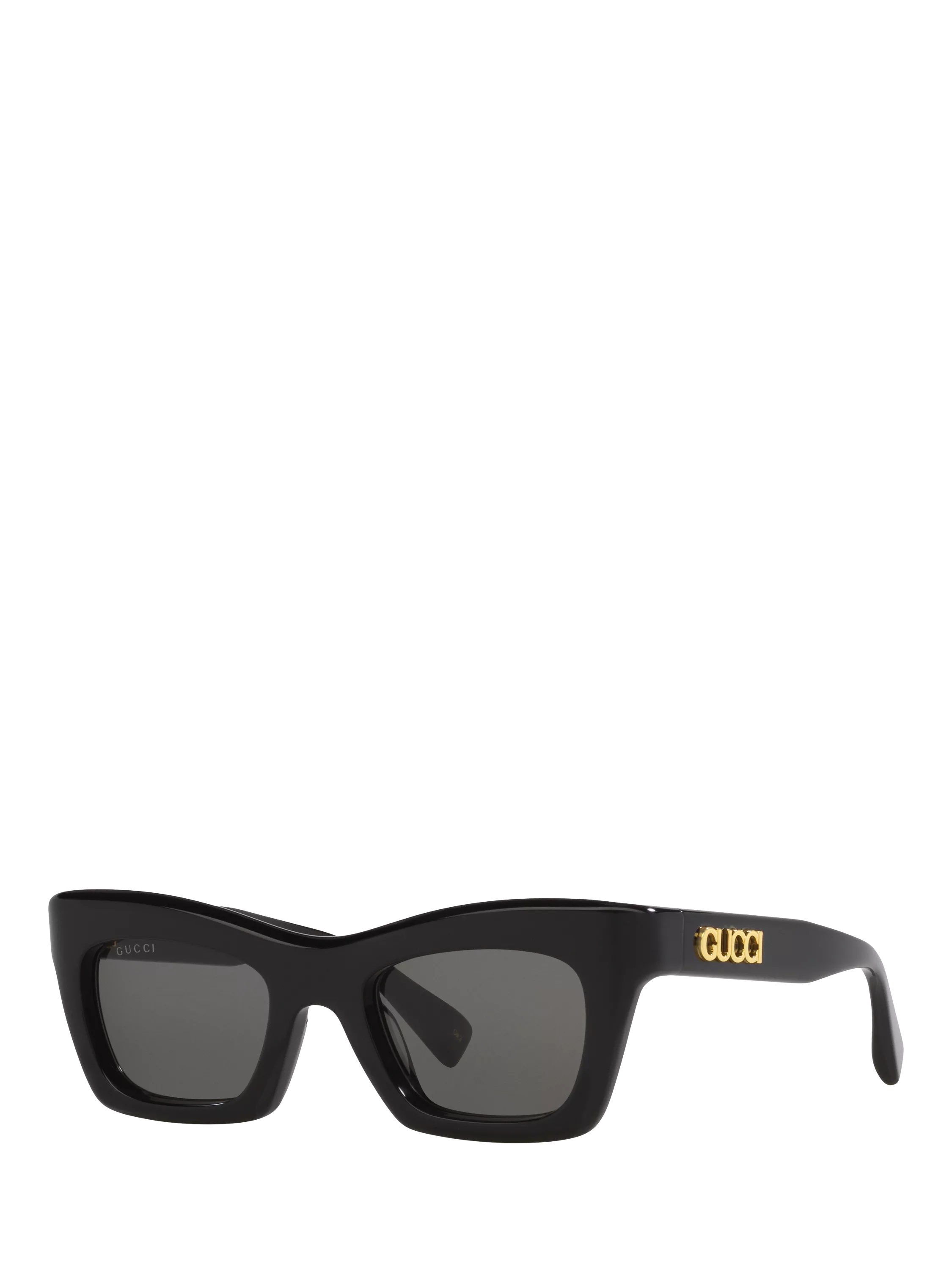 Gucci 0GC002188 Cat's Eye Sunglasses, Black