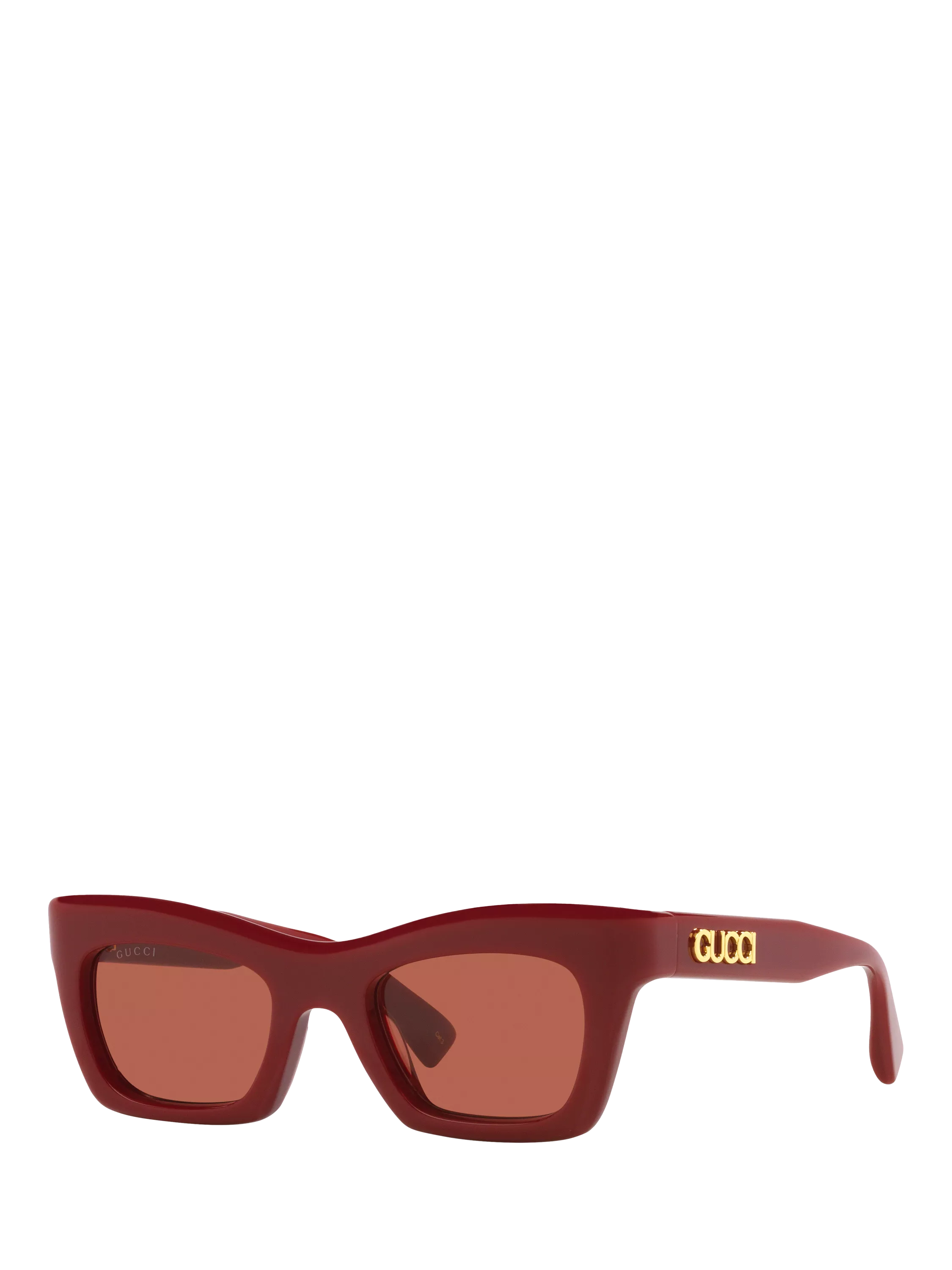 Gucci 0GC002188 Cat's Eye Sunglasses, Burgundy