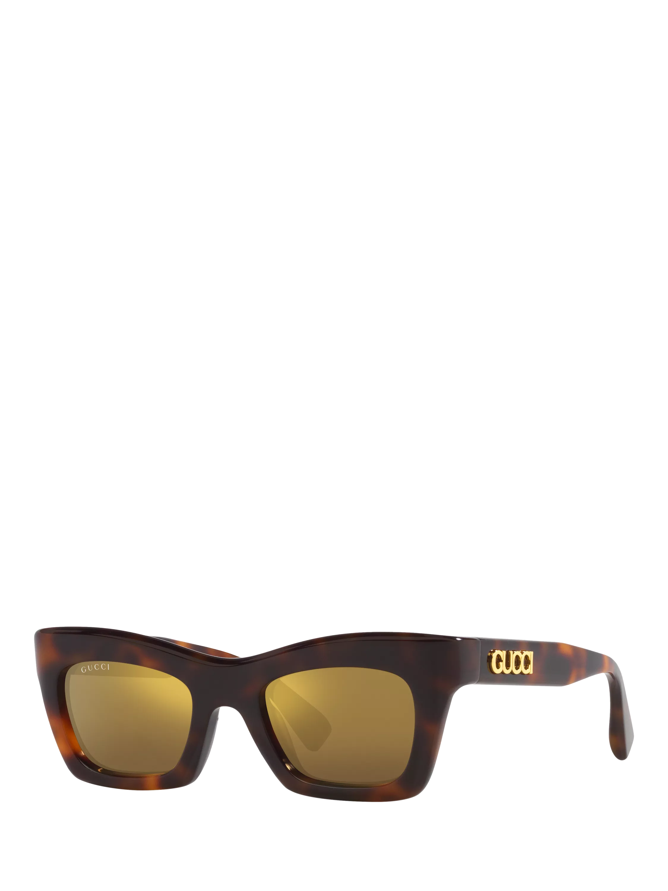 Gucci 0GC002188 Cat's Eye Sunglasses, Brown